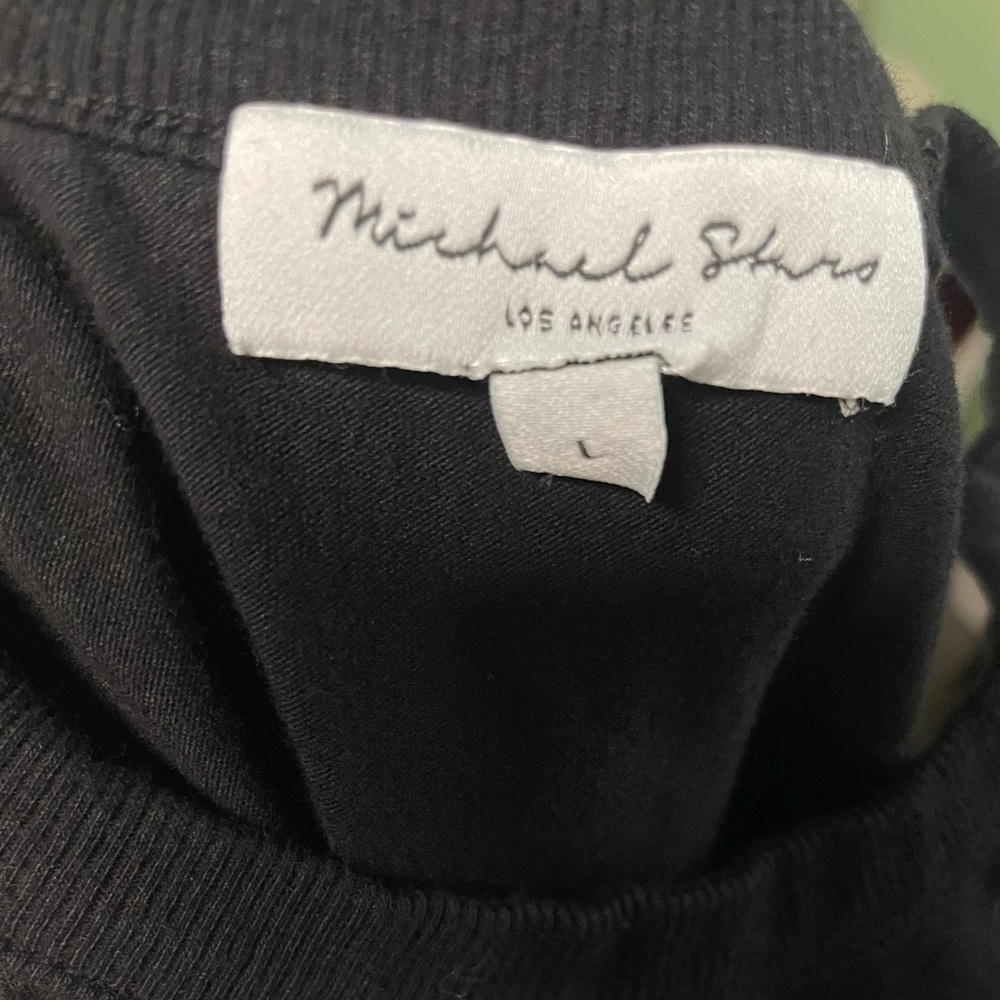 Michael Stars Black Midi Dress